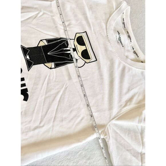 KARL LAGERFELD PARIS Bonjour Graphic Sweatshirt - size XS - Picture 6 of 10